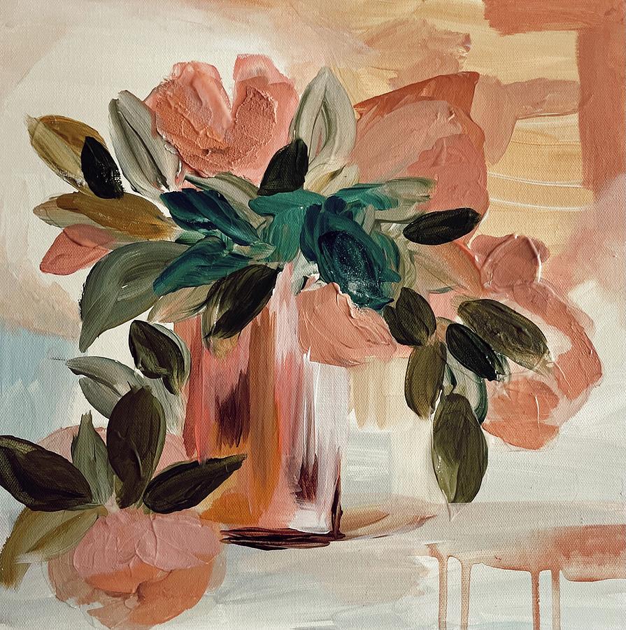 Peonies  #1 Painting by Meredith Palmer