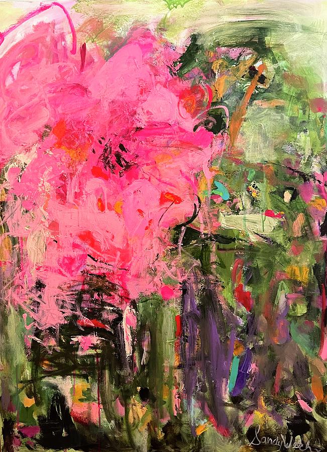 Peony #1 Painting by Sandy Welch