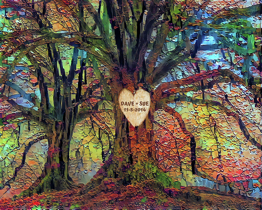 Personalized Tree Art #1 Digital Art by Jacob Folger