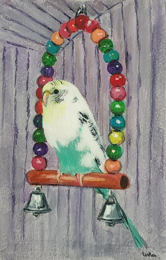 Pet Parakeet Painting