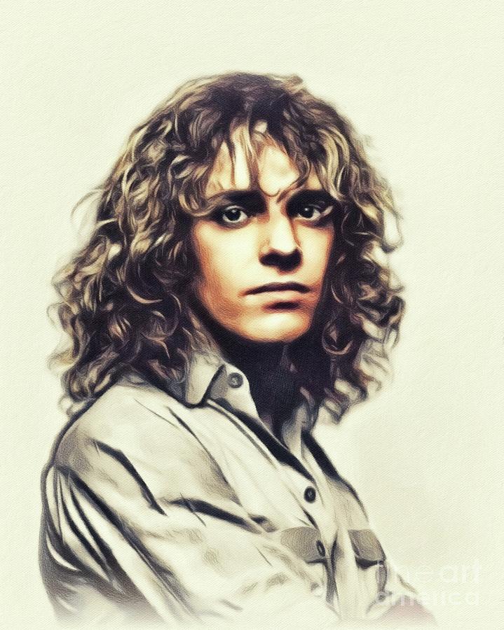 Music Painting - Peter Frampton, Music Legend #1 by Esoterica Art Agency
