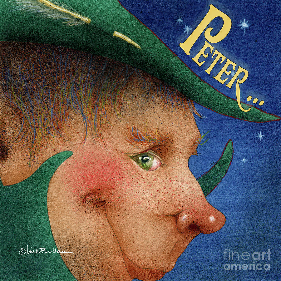 Peter Pan Painting - Peter... #1 by Will Bullas