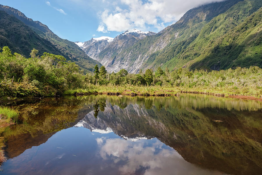 Peters Pool at Franz Josef in New Zealand Photograph by Jon Ingall ...