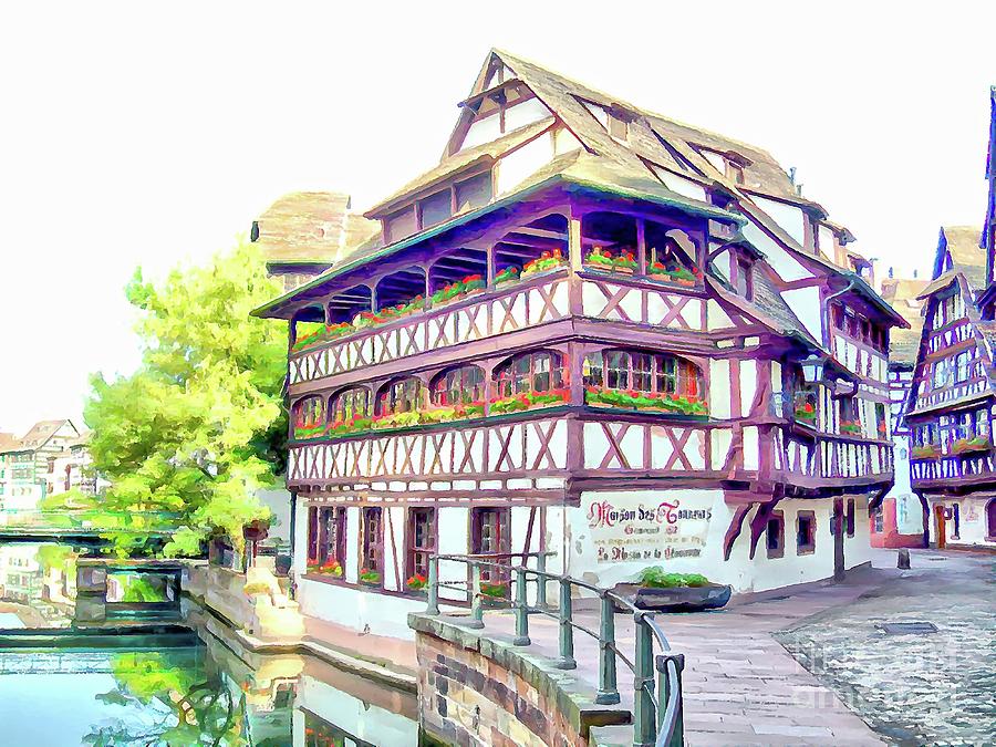 Petite France, Strasbourg #1 Digital Art by Joseph Hendrix