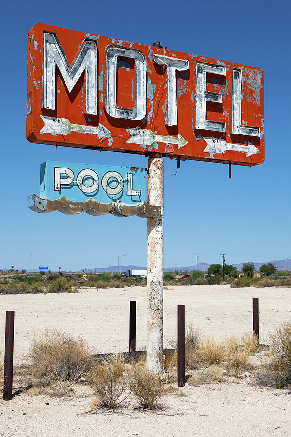 Phantom Motel and Pool in Yucca #1 Photograph by Rick Pisio