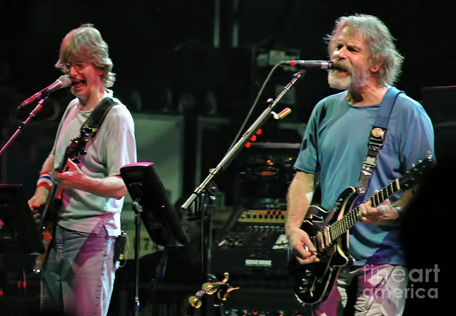 Phil Lesh and Bob Weir with The Dead in Atlanta Photograph by David ...