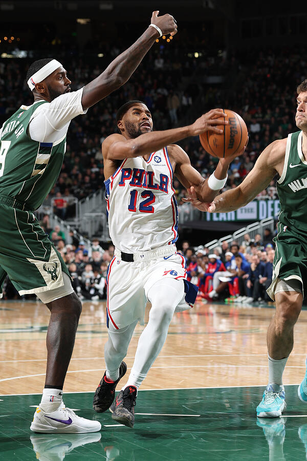 Philadelphia 76ers v Milwaukee Bucks #1 Photograph by Jeff Haynes Philadelphia 76ers v Milwaukee Bucks #1 Photograph by Jeff Haynes
