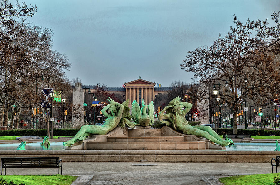 Philadelphia Art Museum And Swann Fountain Photograph By Philadelphia