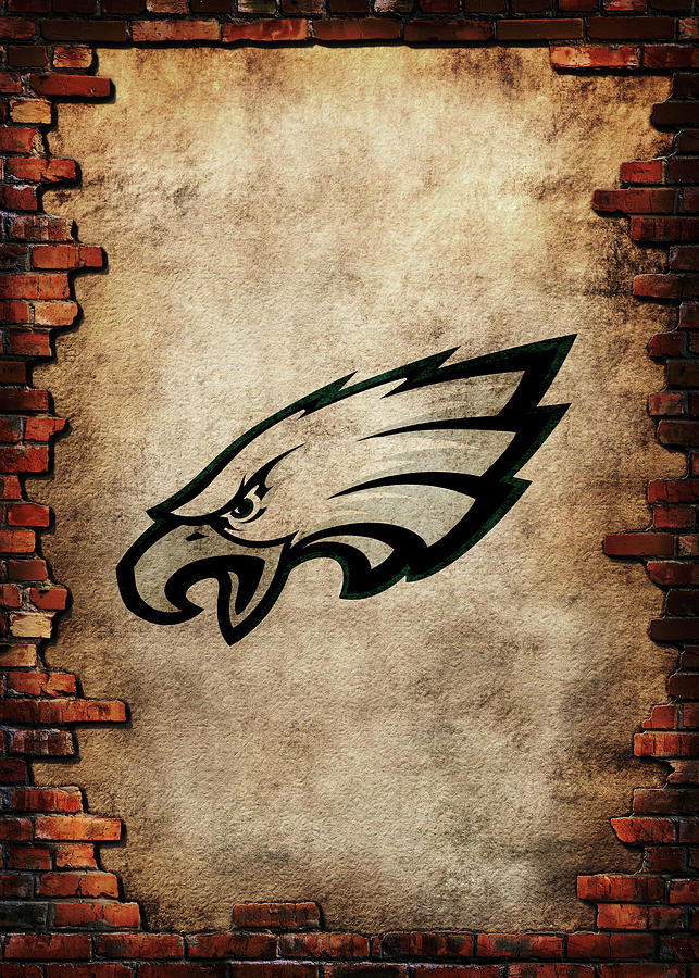 Football Vintage Philadelphia Eagles Drawing by Leith Huber - Pixels