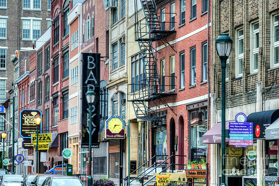 Liberty Bell Photograph - Philly Jewelers Row District by David Zanzinger