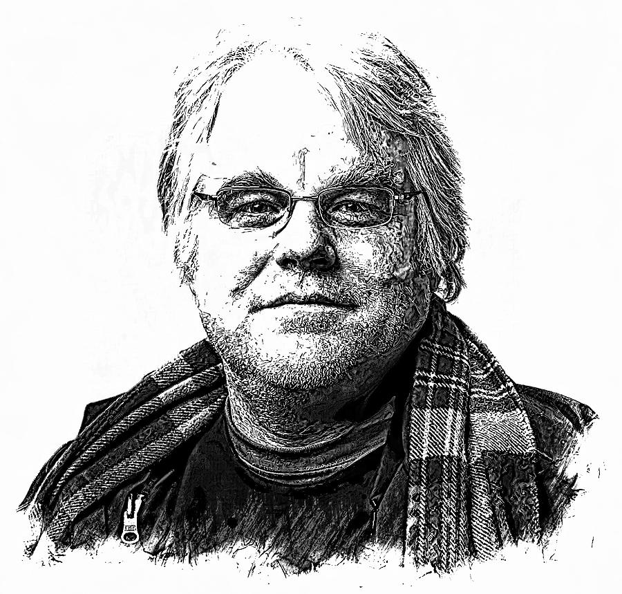 Philip Seymour Hoffman Digital Art By Bob Smerecki Fine Art America