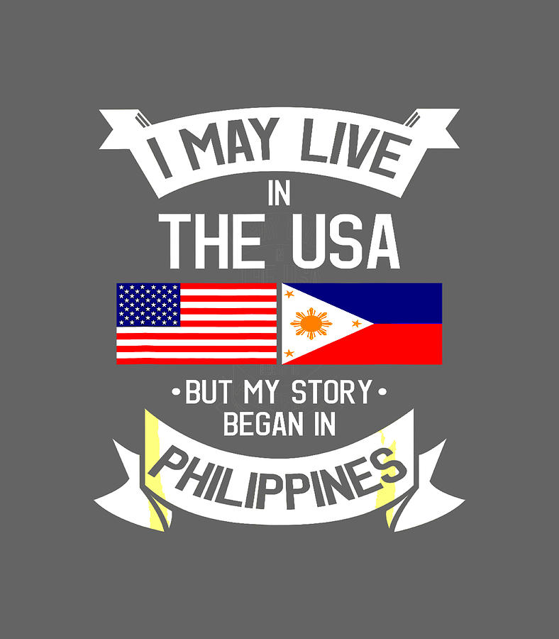 Philippines American Flag USA Filipino Roots Gifts Digital Art by ...