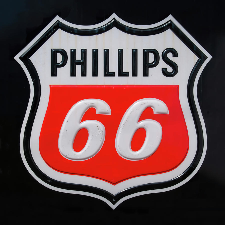 Phillips 66 sign #1 Photograph by Flees Photos