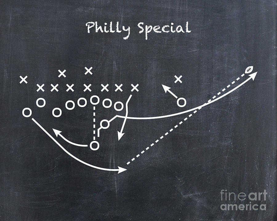 Philly Special Football Play #1 by Visual Design