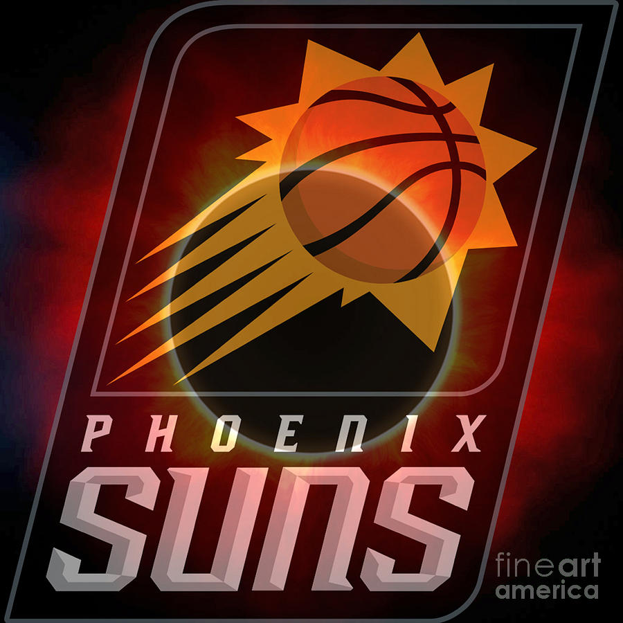 Phoenix Suns Digital Art by Steven Parker