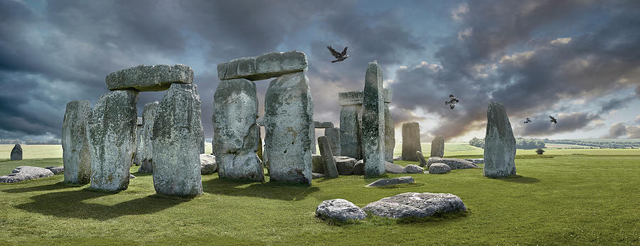 Ancient Stone - Photo of Stonehenge stone circle Photograph by Paul E Williams