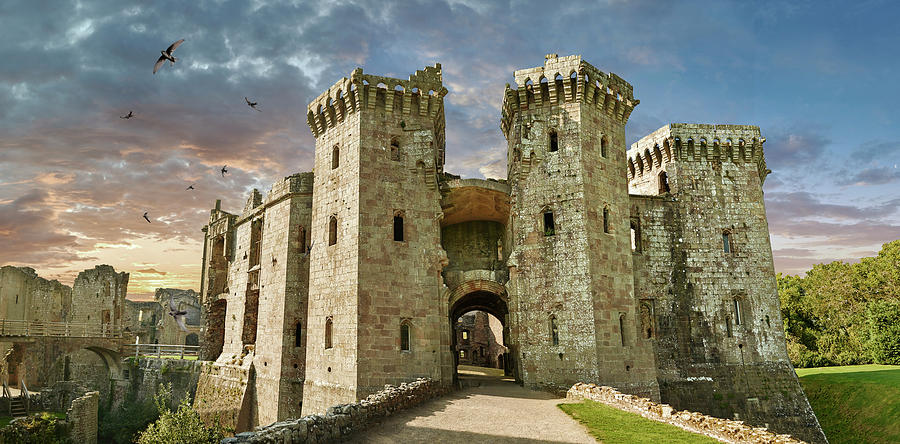 Photo of the picturesque Raglan Castle  Wales #2 Photograph by Paul E Williams