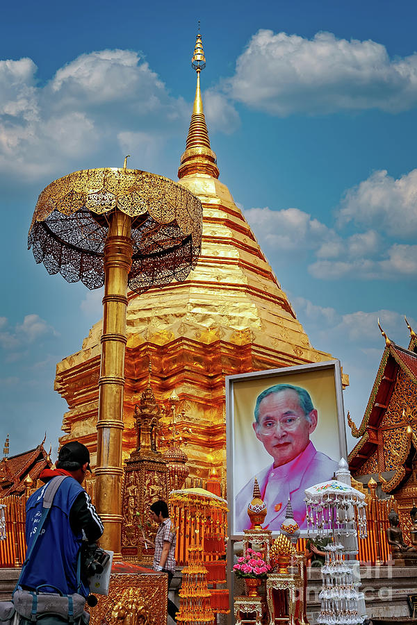 Phrathat Doi Suthep Temple Thailand #1 Photograph by Adrian Evans
