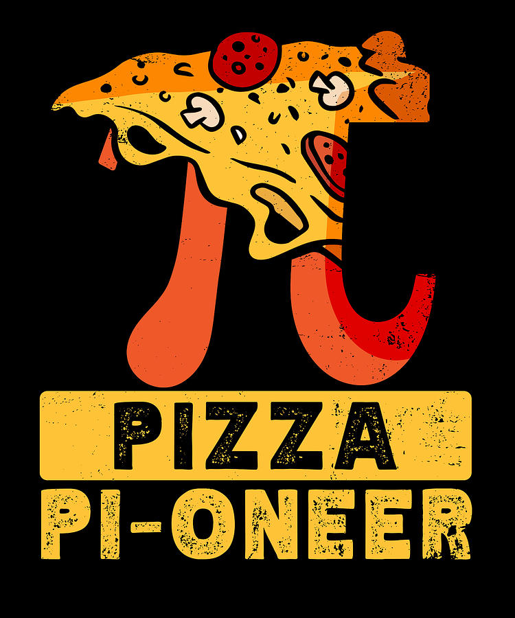 Pi Day Pizza Pi Symbol Math Number Digital Art by Toms Tee Store Pixels