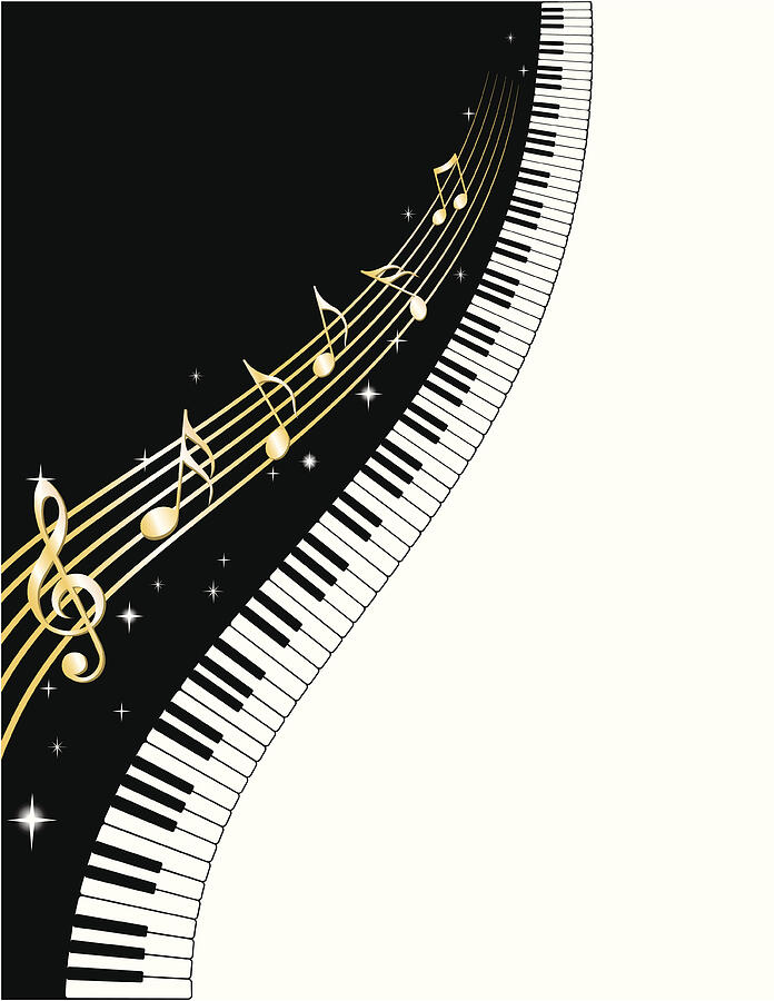 Piano Keys and Notes #1 Drawing by Enchanted_glass Piano Keys and Notes #1 Drawing by Enchanted_glass