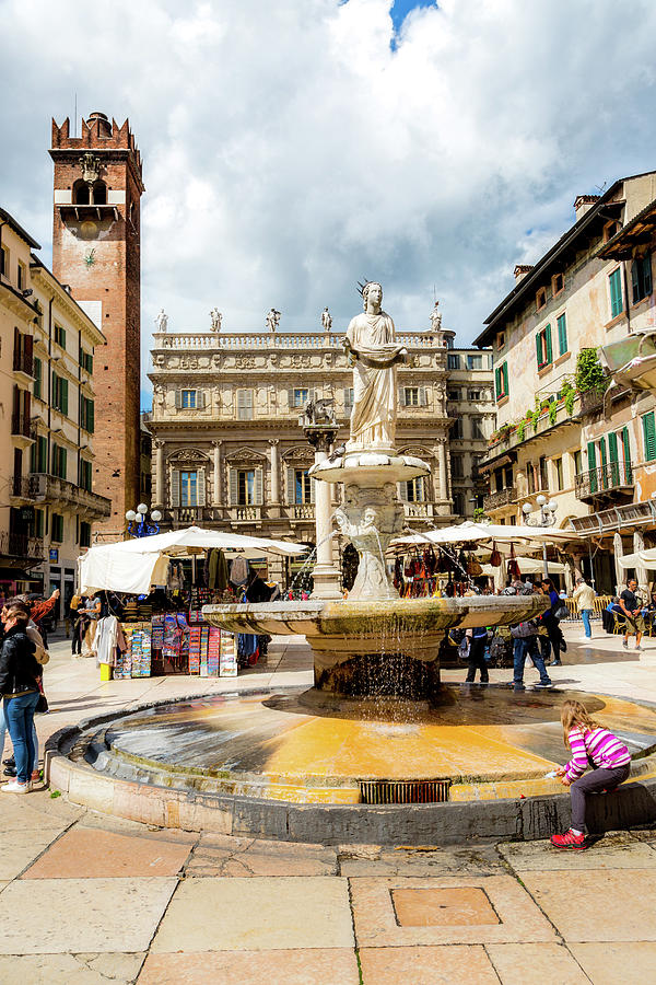 Piazza delle Erbe #2 Photograph by W Chris Fooshee