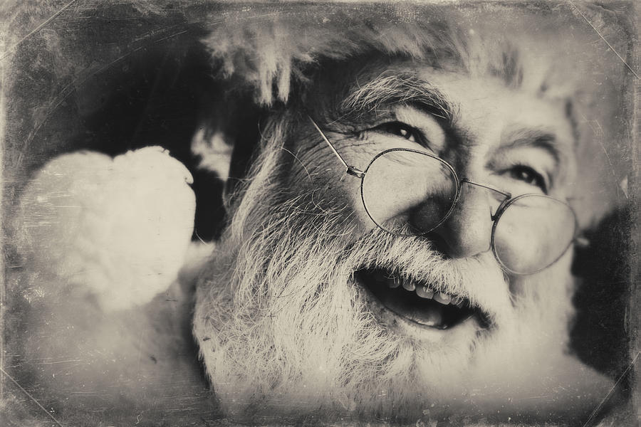 Pictures of Real Vintage Santa Claus #1 Photograph by Inhauscreative