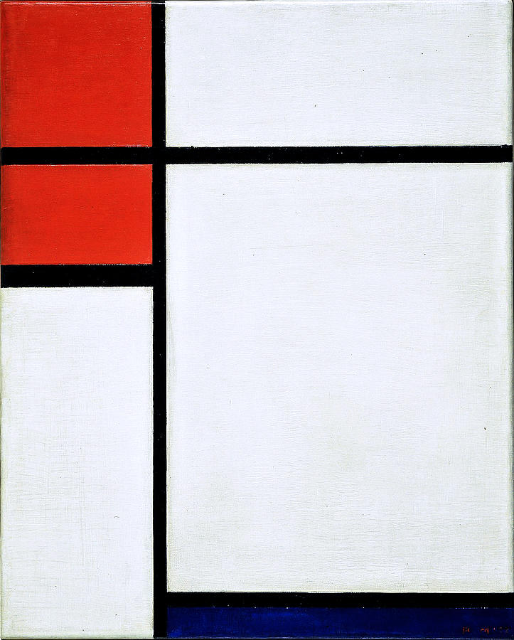 Piet Mondrian Dutch 1872 1944 Composition with Red and Blue 1933 ...