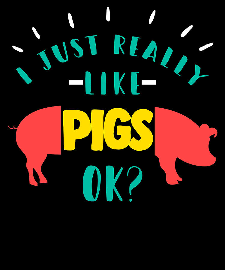 Pig Piggy Squad Digital Art by Michael S