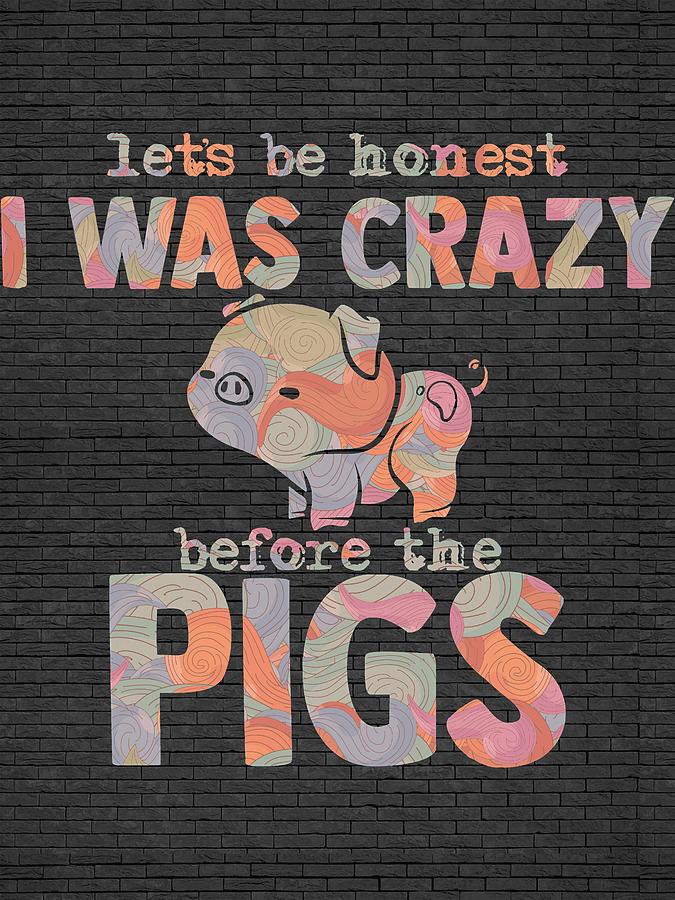 Pig Pork Piggy Piglet Boar Swine Hog Piglets Pink Men Women Digital Art 