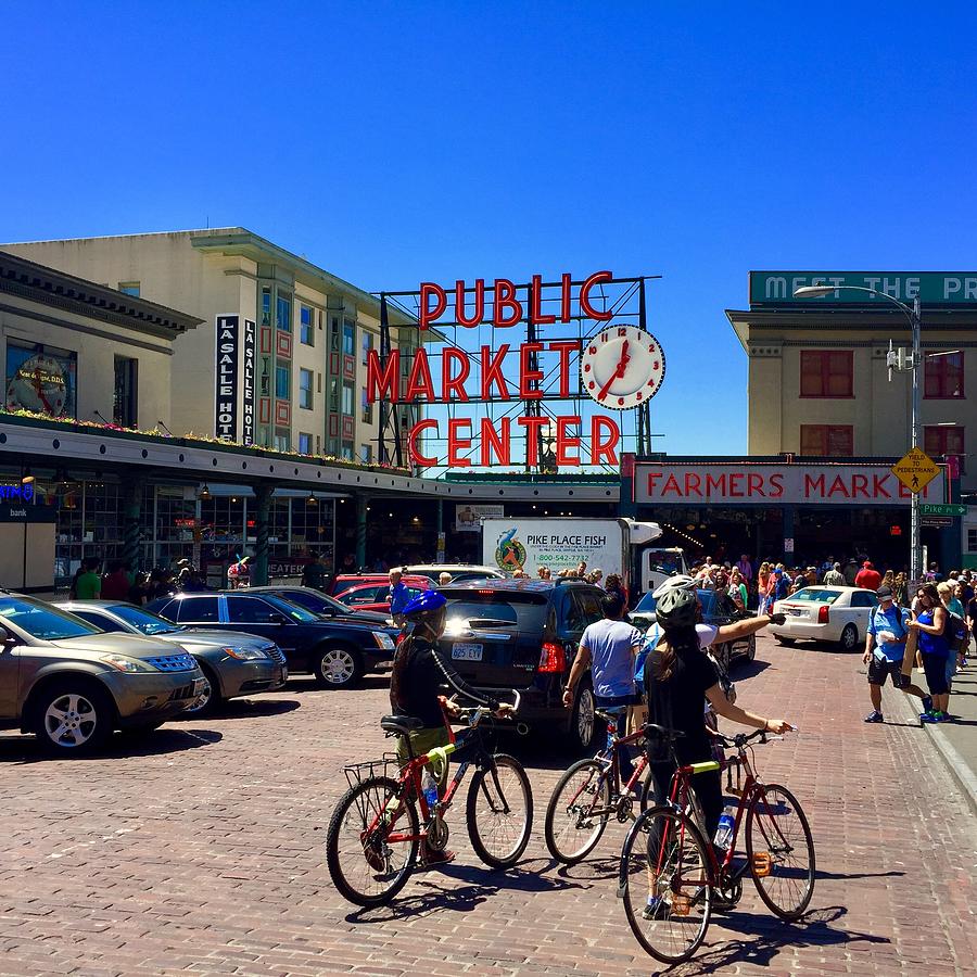 Pike Place Market Photograph by Jerry Abbott