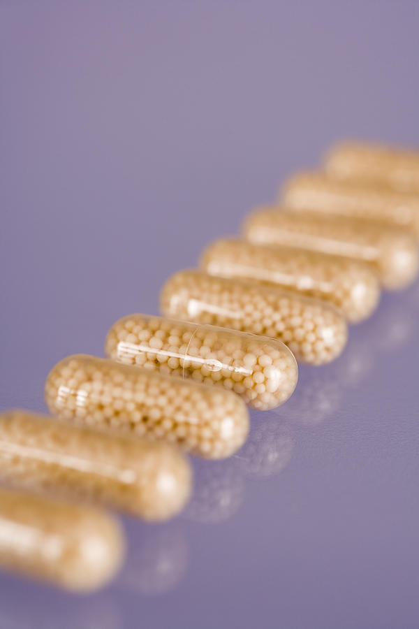 Pill capsules #1 Photograph by Comstock Images