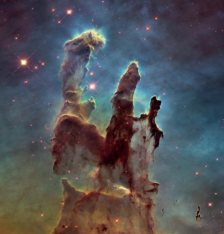 Interstellar Photograph - Pillars Of Creation #1 by Nasa