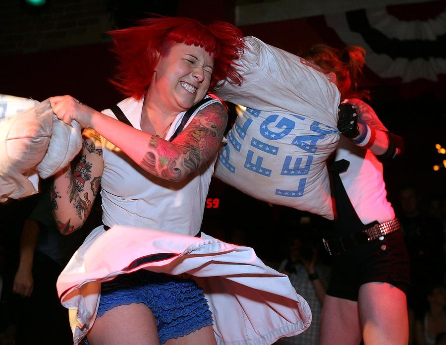 Pillow Fight League #1 Photograph by Elsa