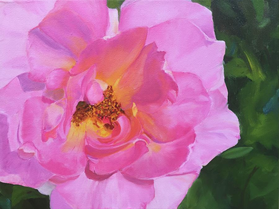 Rose Painting - Pink Beauty #1 by Laura Drumwright