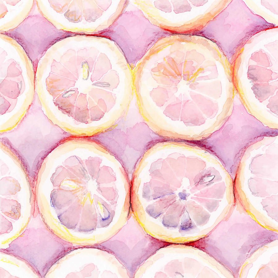 Pink Lemonade #1 Painting by Arleana Holtzmann