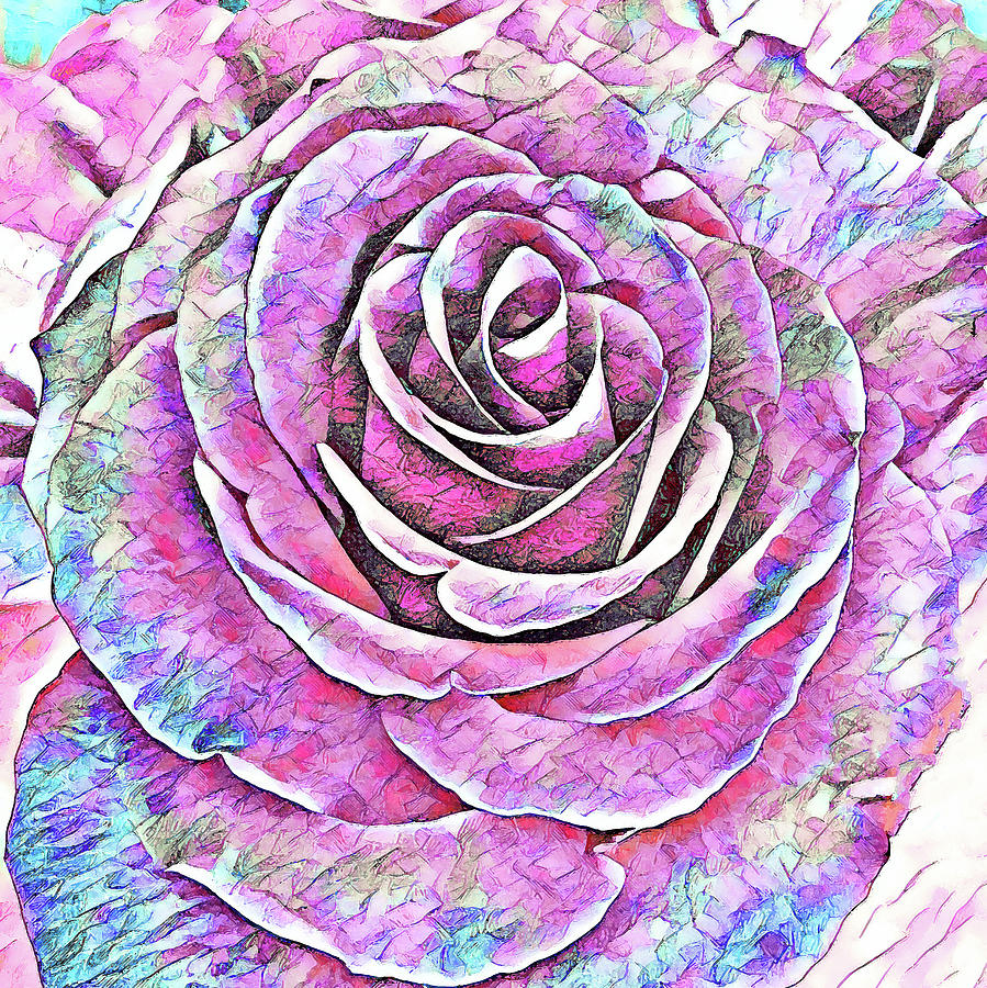 Pink Rose 611 Photograph by Corinne Carroll