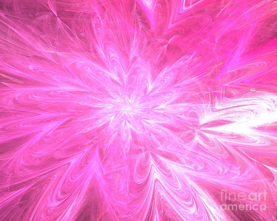 Pink Supernova #1 Digital Art by Kim Sy Ok - Fine Art America