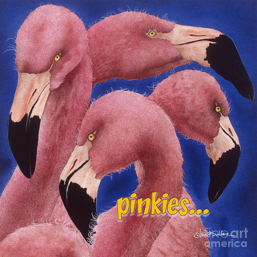 Pinkies... #2 Painting by Will Bullas