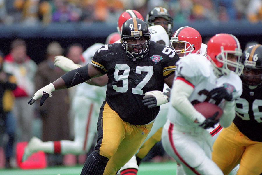 Pittsburgh Steelers Ray Seals #1 Photograph by George Gojkovich