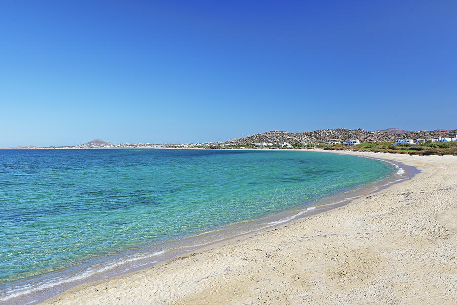 Plaka beach of Naxos, Greece #1 Photograph by Constantinos Iliopoulos