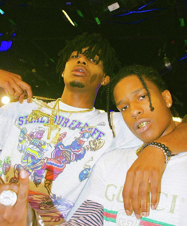 Playboi Carti And Asap Rocky Photograph By Irene J Nehls Fine Art America