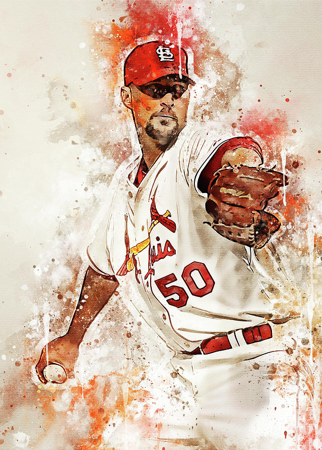 MLB Adamwainwright Adam Wainwright Adam Wainwright Uncle Charlie  Unclecharlie St. Louis Cardinals At by Wrenn Huber