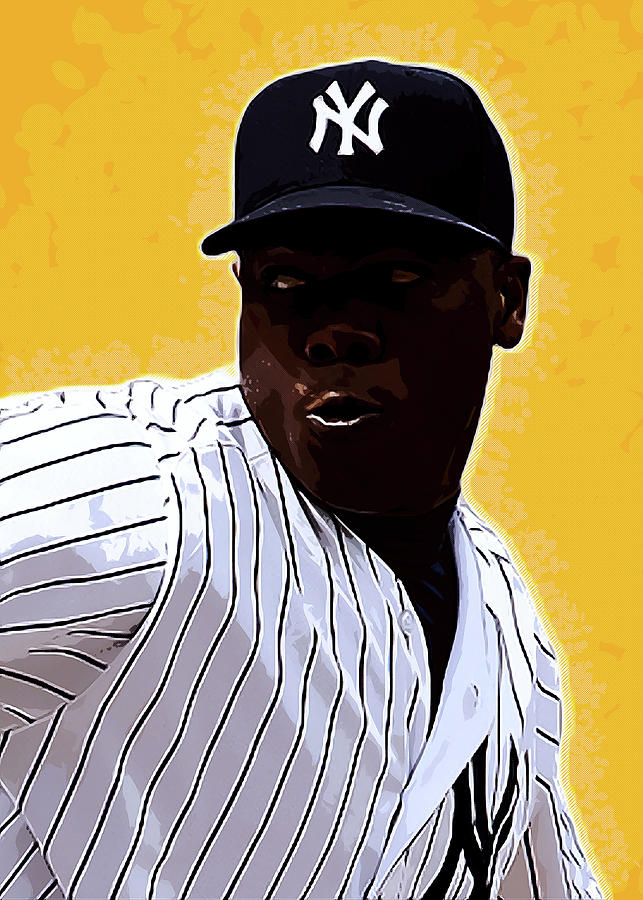 Baseball Aroldischapman Aroldis Chapman Aroldis Chapman New York Yankees  Newyorkyankees Art Print by Wrenn Huber - Fine Art America