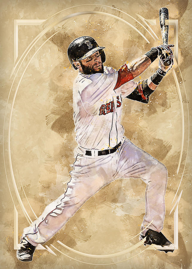 BOSTON RED SOX DUSTIN PEDROIA 2010 SUBLIMATED ALL OVER PRINT MLB