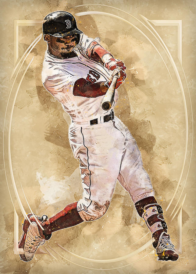 Mookie Betts - Red Sox RF  Sketches, Illustration, Humanoid sketch
