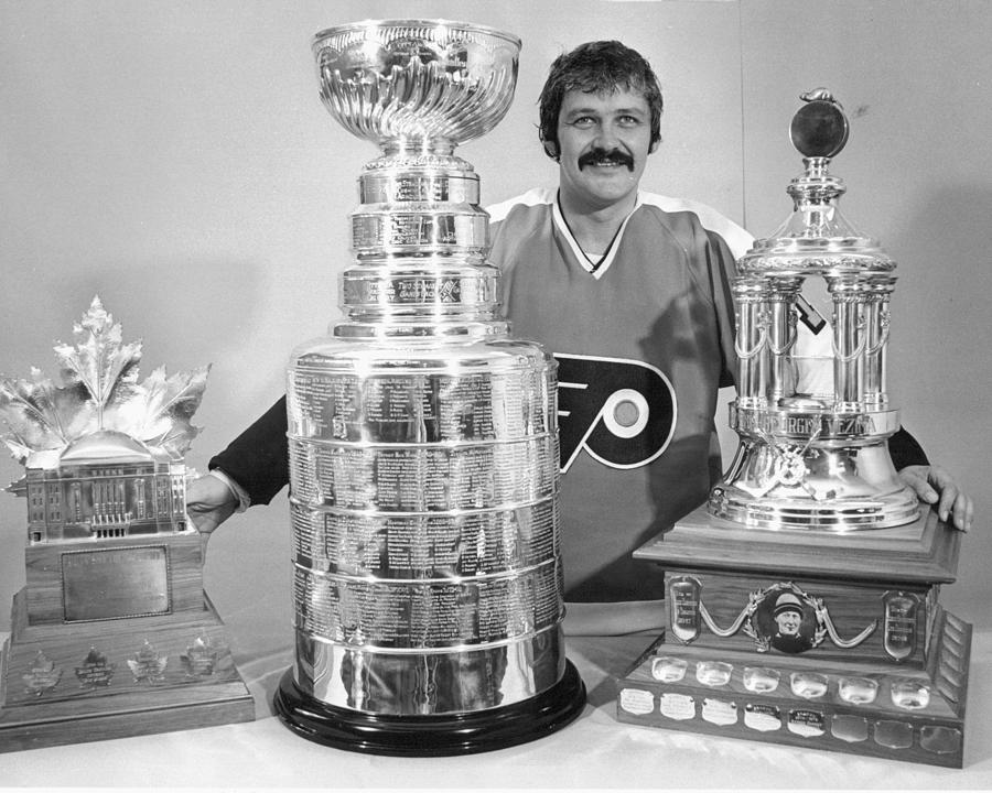 Player Bernie Parent of the Philadelphia Flyers... #1 Photograph by B Bennett