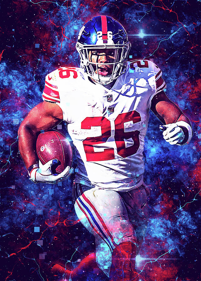 Saquon Barkley 26 New York Giants player football poster shirt, hoodie,  sweater, long sleeve and tank top