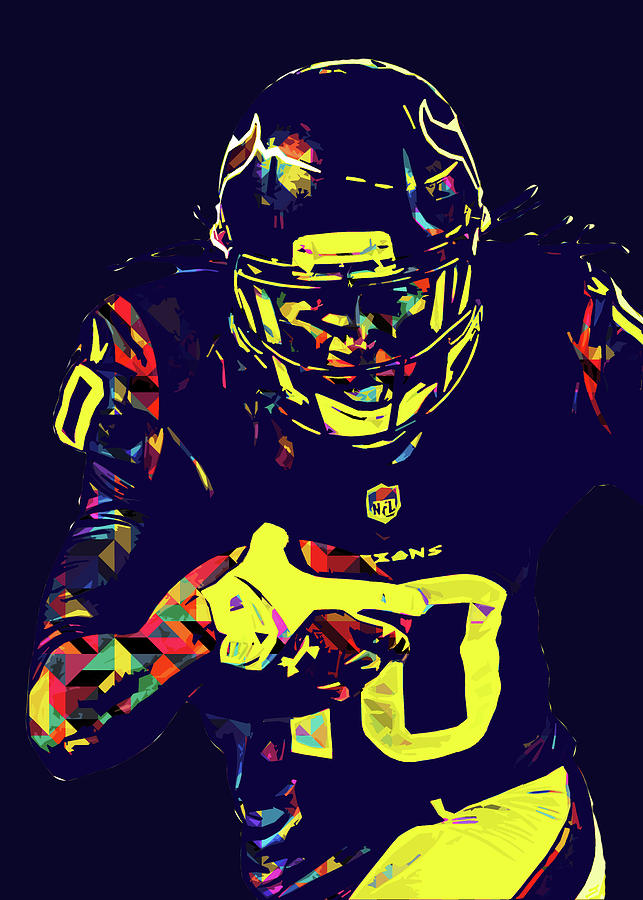 Player Football Houston Texans Player Deandre Hopkins Deandrehopkins  Deandre Hopkins Deandre Rashaun Digital Art by Wrenn Huber - Pixels