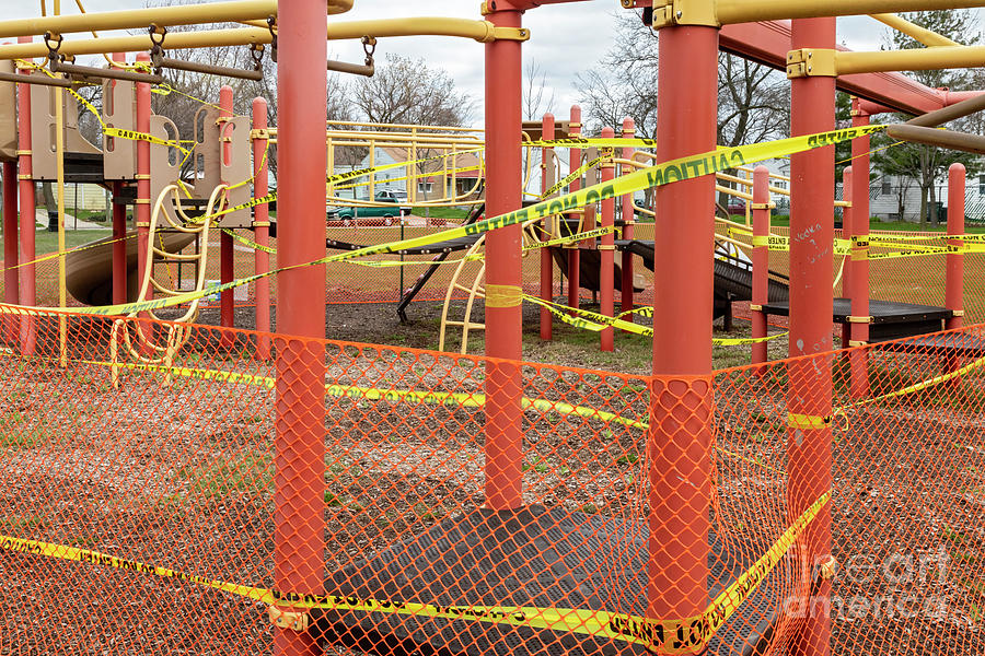 Playground During Pandemic Photograph