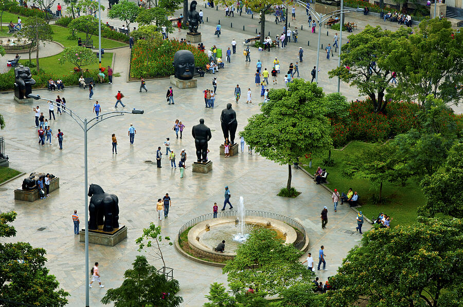 Plaza Botero, Medellin, Colombia #1 Photograph by John Coletti Plaza Botero, Medellin, Colombia #1 Photograph by John Coletti
